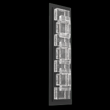 Hammerton IDB0087-01-MB-TE-L2 - Tessera  Sconce (S)-Matte Black-Tetro Cast Glass