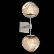 Hammerton IDB0095-02-BS-FB-L3 - Luna Double Sconce