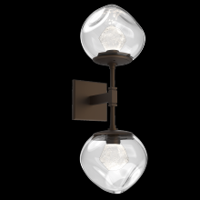 Hammerton IDB0095-02-FB-ZC-L3 - Luna Double Sconce