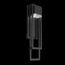 Hammerton ODB0083-01-TB-CC-L2 - Cascade Sconce 18&#34;-Textured Black-Clear Cast