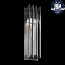 Hammerton ODB0084-01-AG-CC-L2 - Avenue 18" Sconce-Argento Grey-Clear Cast