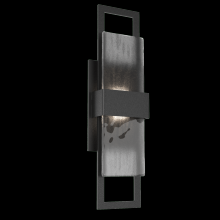 Hammerton ODB0085-01-TB-SG-L2 - Sasha 20&#34; Sconce-Textured Black-Smoke Granite