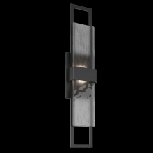 Hammerton ODB0085-02-TB-SG-L2 - Sasha 28&#34; Sconce-Textured Black-Smoke Granite