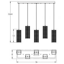 Hammerton PLB0020-05-MB-0-C01-E2 - Downtown Mesh Linear Multi-Port-05