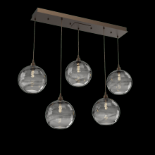 Hammerton PLB0047-05-FB-OS-C01-E2 - Terra Linear 5pc Multi-Pendant