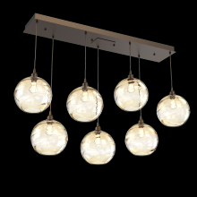 Hammerton PLB0047-07-FB-OA-C01-E2 - Terra Linear 7pc Multi-Pendant