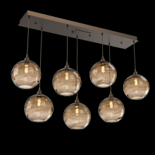 Hammerton PLB0047-07-FB-OB-C01-E2 - Terra Linear 7pc Multi-Pendant