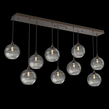 Hammerton PLB0047-09-FB-OS-C01-E2 - Terra Linear 9pc Multi-Pendant