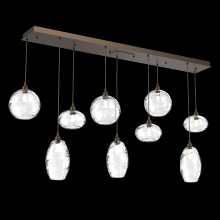 Hammerton PLB0048-09-FB-OC-C01-E2 - Misto Linear 9pc Multi-Pendant