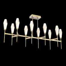 Hammerton PLB0049-67-GB-RA-001-L3 - Aalto Linear Belvedere Suspension-67-Gilded Brass