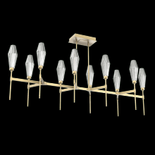 Hammerton PLB0049-67-GB-RS-001-L3 - Aalto Linear Belvedere Suspension-67-Gilded Brass