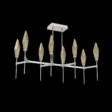 Hammerton PLB0050-48-BS-CB-001-L3 - Rock Crystal Linear Belvedere Suspension-48-Metallic Beige Silver