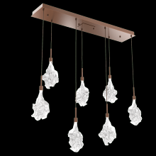 Hammerton PLB0059-07-BB-BC-C01-L3 - Blossom Linear 7pc Multi-Pendant