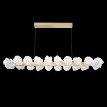 Hammerton PLB0059-60-GB-BC-CA1-L3 - Blossom Linear Suspension - 60-Gilded Brass