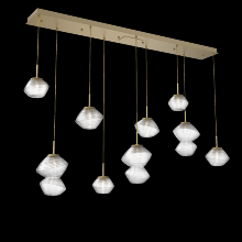  PLB0089-09-GB-C-C01-L1 - Mesa Linear Pendant Chandelier