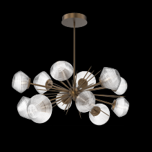 Hammerton PLB0089-0D-FB-C-001-L3 - Mesa Oval Starburst Chandelier