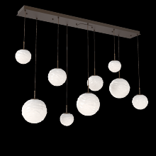 Hammerton PLB0092-09-FB-WL-C01-L3 - Gaia Linear Multi-Pendant Chandelier