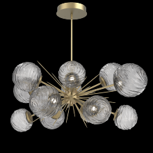  PLB0092-0D-GB-S-001-L1 - Gaia Oval Starburst Chandelier