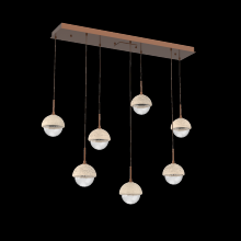 Hammerton PLB0093-07-BB-TC-C01-L3 - Cabochon Linear Pendant Chandelier