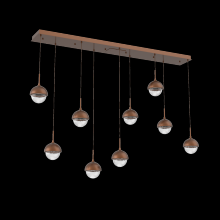 Hammerton PLB0093-09-BB-MC-C01-L1 - Cabochon Linear Pendant Chandelier