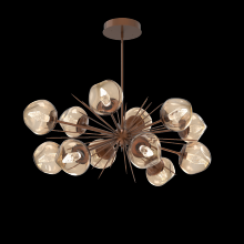 Hammerton PLB0095-0D-BB-GB-001-L3 - Luna Oval Starburst Chandelier