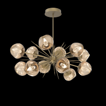 Hammerton PLB0095-0D-GB-GB-001-L1 - Luna Oval Starburst Chandelier