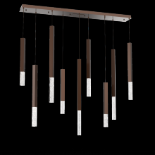 Hammerton PLB0097-09-BB-GC-C01-L3 - Axis XL Linear Pendant Chandelier