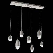 Hammerton PLB0079-07-BS-PC-C01-L1 - Pebble Linear 7pc Multi-Pendant