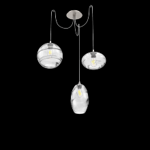 Hammerton SCB0048-03-BS-OC-C01-E2 - Misto Round 3pc Swag Multi-Pendant