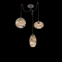 Hammerton SCB0048-03-FB-OB-C01-E2 - Misto Round 3pc Swag Multi-Pendant