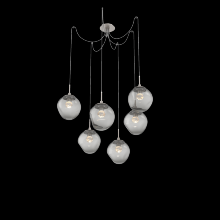 Hammerton SCB0066-06-BS-FS-C01-L1 - Aster Round 6pc Swag Multi-Pendant