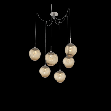 Hammerton SCB0066-06-BS-ZB-C01-L1 - Aster Round 6pc Swag Multi-Pendant