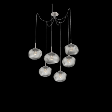 Hammerton SCB0068-06-BS-FS-C01-L1 - Nova Round 6pc Swag Multi-Pendant