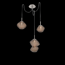 Hammerton SCB0089-03-BS-B-C01-L1 - Mesa Round 3pc Swag Multi-Pendant