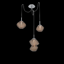 Hammerton SCB0089-03-CS-B-C01-L3 - Mesa Round 3pc Swag Multi-Pendant