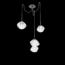 Hammerton SCB0089-03-GP-C-C01-L1 - Mesa Round 3pc Swag Multi-Pendant