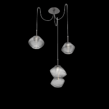 Hammerton SCB0089-03-GP-S-C01-L1 - Mesa Round 3pc Swag Multi-Pendant