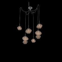 Hammerton SCB0089-06-GP-B-C01-L1 - Mesa Round 6pc Swag Multi-Pendant