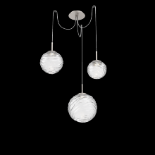 Hammerton SCB0092-03-BS-C-C01-L1 - Gaia Round 3pc Swag Multi-Pendant