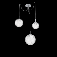 Hammerton SCB0092-03-CS-C-C01-L1 - Gaia Round 3pc Swag Multi-Pendant