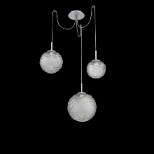 Hammerton SCB0092-03-CS-S-C01-L3 - Gaia Round 3pc Swag Multi-Pendant