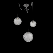 Hammerton SCB0092-03-GP-S-C01-L1 - Gaia Round 3pc Swag Multi-Pendant