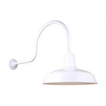 Hi-Lite MFG Co. H-QSN15116-SA-93/QSNHL-C-93 - 16&#34; Gooseneck Light Warehouse Shade, QSNHL-C Arm