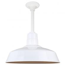 Hi-Lite MFG Co. H-QSN15118-SA-93/QSN12ST3-93/QSNHDSMC-93 - 18&#34; Ceiling Stem Light