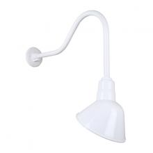 Hi-Lite MFG Co. H-QSN18110-SA-93/QSNHL-H-93 - 10&#34; Gooseneck Light Angle Shade, QSNHL-H Arm