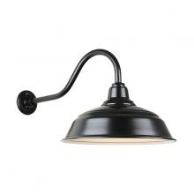 Hi-Lite MFG Co. H-QSN15117-SA-91/QSNHL-A-91 - 17&#34; Gooseneck Light Warehouse Shade, QSNHL-A Arm