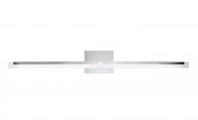 Norwell 8147-CH-FA - Double L Sconce Linear 36&#34; LED Vanity Light - Chrome