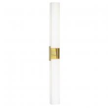 Norwell 9756-SB-MA - Artemis Vanity Wall Light - Satin Brass