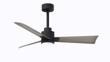 Matthews Fan Company AKLK-BK-GA-42 - Alessandra 3-blade transitional ceiling fan