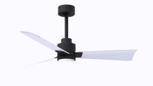 Matthews Fan Company AKLK-BK-MWH-42 - Alessandra a transitional 3-blade ceiling fan